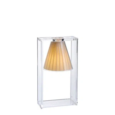 Kartell Light-air Table Lamp In Beige