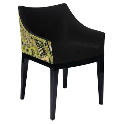Pre-owned Kartell Madame Chair In Milan Print By Philippe Starck In Black
