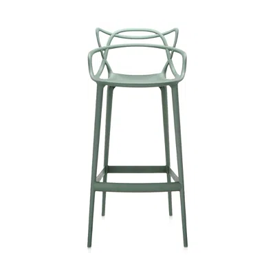 Kartell Masters Bar Stool In Sage Green