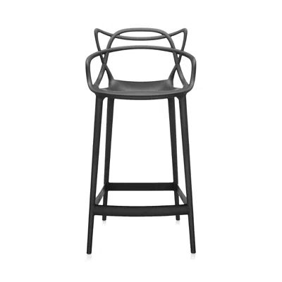 Kartell Masters Counter Stool In Black