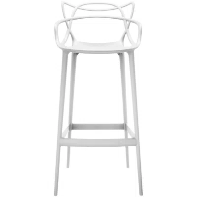 Pre-owned Kartell Masters Counter Stool In White By Philippe Starck & Eugeni Quitllet