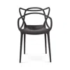 Kartell Masters Dining Chair, Set Of 2 In Matte Black