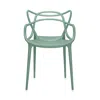 Kartell Masters Dining Chair, Set Of 2 In Sage Green