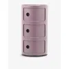 Kartell Mauve Componibili Drawers In Purple