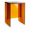 Kartell Max-beam Stool In Amber