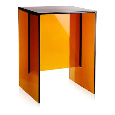 Kartell Max-beam Stool In Amber