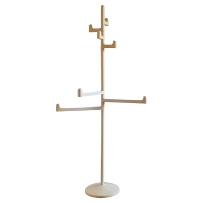 Pre-owned Kartell Midcentury Floor Coat Rack Gedy, Makio Hasuike, Italy, 1970s In Sand