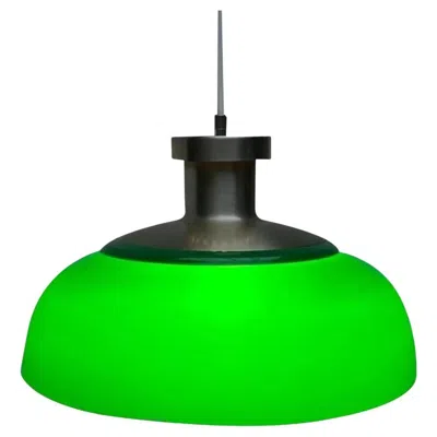 Pre-owned Kartell Mid-century Model Kd7 Ceiling Lamp By Achille And Pier Giacomo Castiglioni, 50s In Green