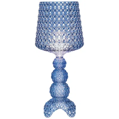 Pre-owned Kartell Mini Kabuki Desk Lamp In Blue By Ferruccio Laviani