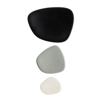 Kartell Namasté Plates In Black,gray,taupe