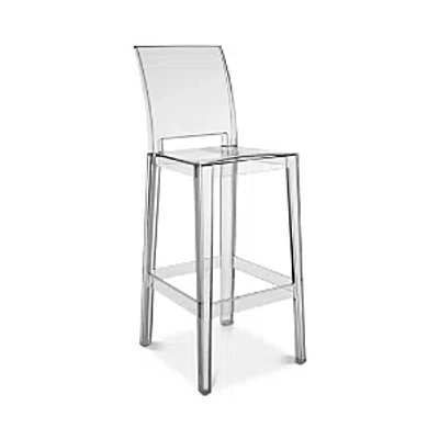 Kartell One More Please Bar Stool, Set Of 2 In Crystal