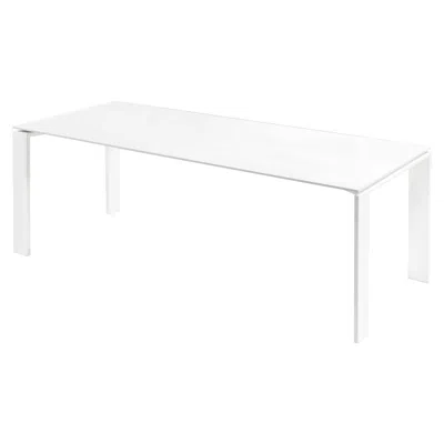 Pre-owned Kartell Outdoor Four Table In White By Ferruccio Laviani