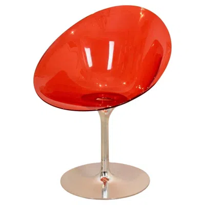 Pre-owned Kartell Philippe Starck For  — Orange Eros Chair, Italy