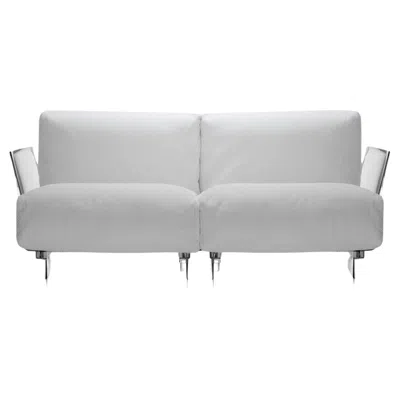 Pre-owned Kartell Pop Outdoor Sofa In Ikon White By Piero Lissoni