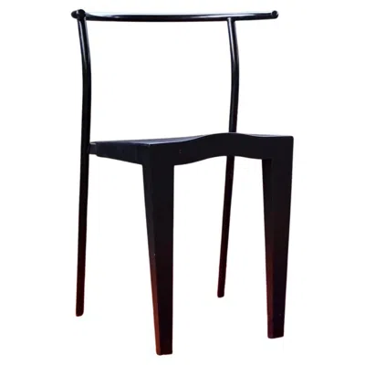 Pre-owned Kartell Postmodern Black Dr. Glob Accent Chair By Philippe Starck  80s (3 Avail)