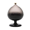 Kartell Pumo Centerpiece Container By Fabio Novembre In Smoke/black