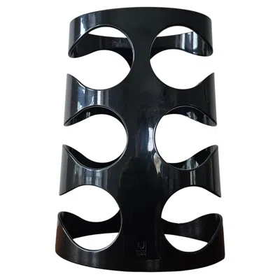 Pre-owned Kartell Rare Wine Rack Umbra Designed By Ran Lerner, Italy, 2000s In Black