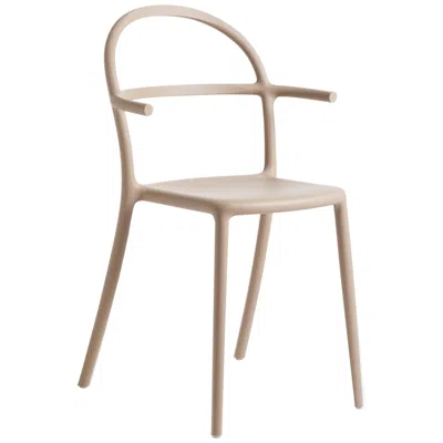 Pre-owned Kartell Set Of 2  Generic C Chairs In Dove Grey By Philippe Starck In Gray