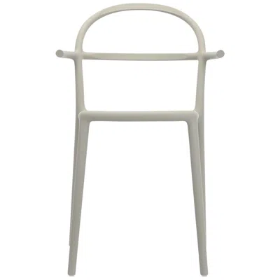 Pre-owned Kartell Set Of 2  Generic C Chairs In Grey By Philippe Starck In Gray