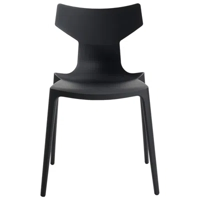 Pre-owned Kartell Set Of 2  Re-chair In Black By Antonio Citterio