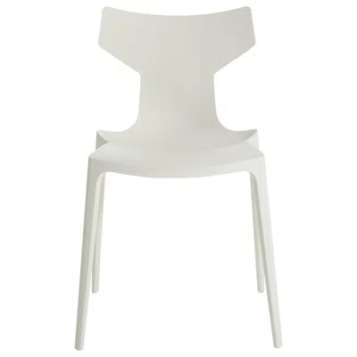 Pre-owned Kartell Set Of 2  Re-chair In Blanco By Antonio Citterio In Gray
