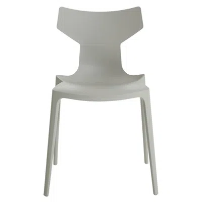 Pre-owned Kartell Set Of 2  Re-chair In Gris By Antonio Citterio In Gray