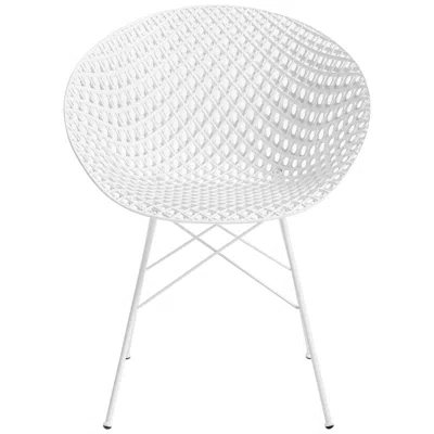 Pre-owned Kartell Set Of 2  Smatrik Chair In White With White Legs By Tokujin Yoshioka