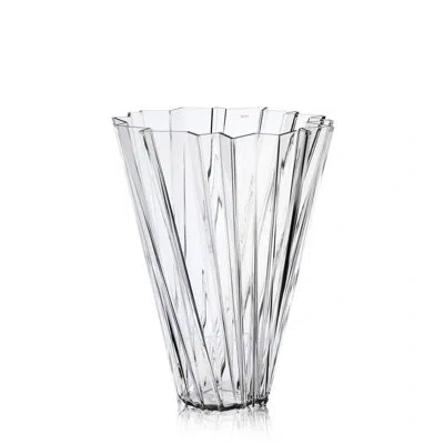 Kartell Shanghai Vase In Crystal