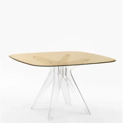 Kartell Sir Gio Square Table In Bronze