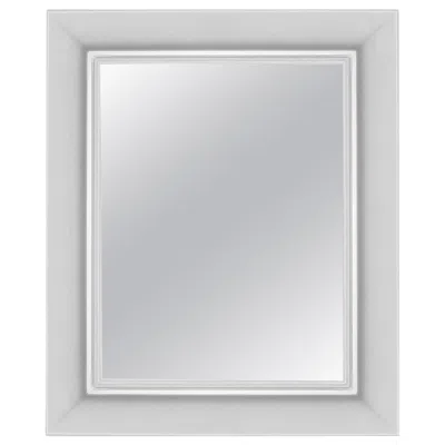 Pre-owned Kartell Small Rectangular Francois Ghost Mirror In Chrome By Philippe Starck In Gray