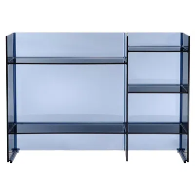 Pre-owned Kartell Sound Rack Modular Bookcase In Blue By Ludovica And Roberto Palomba