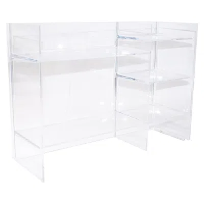 Pre-owned Kartell Sound Rack Modular Bookcase In Crystal By Ludovica And Roberto Palomba In Gray