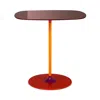 Kartell Thierry Tall Table In Burgundy