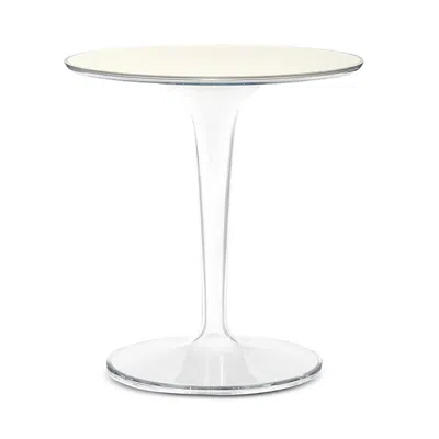 Kartell Tip Top Table With Base In White