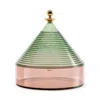 Kartell Trullo Container In Sage Green/pink