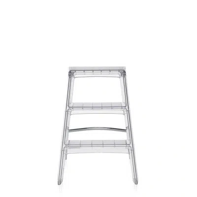 Kartell Upper Stepstool In Crystal