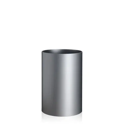 Kartell Waste Basket In Matte Silver