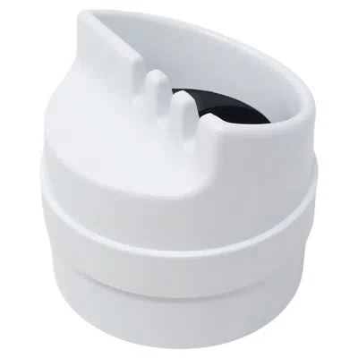 Pre-owned Kartell White 4630 Roto Ashtray By Joe Colombo For