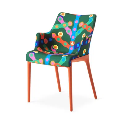 Kartell Yinka Ilori X  Eleganza Nia Yinka Ilori Dining Chair - Exclusive In Multi