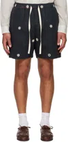 KARTIK RESEARCH BLACK MIRROR SHORTS