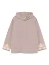 Kartik Research Embroidered Hoodie In Pink