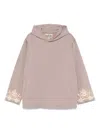 Kartik Research Embroidered Hoodie In Rosa