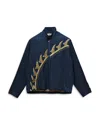 Kartik Research Harrington Jacket In Indigo