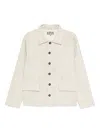 Kartik Research Kantha-embroidered Button Jacket In Neutral