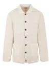 Kartik Research Kantha-embroidered Crochet-collar Jacket In Neutral