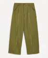Kartik Research Mens Embroidered Shaanti Trousers In Green