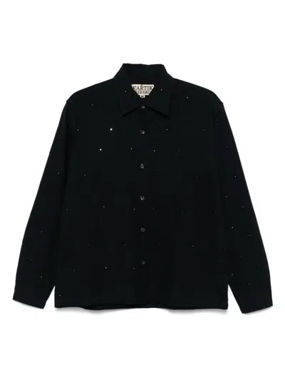 Kartik Research Mirror Shirt In Blue