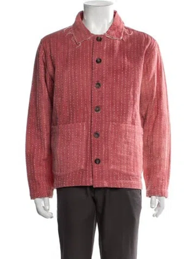 Pre-owned Kartik Research Striped Jacket In Red