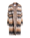 Kartika Knit Woman Cardigan Sand Size L Acrylic, Viscose, Wool, Alpaca Wool
