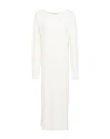 Kartika Knit Woman Midi Dress Ivory Size M Viscose, Polyester, Polyamide